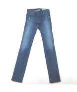 DIESEL Stretch Skinzee Low distressed jeans Size 24, length 29&quot; - £30.23 GBP