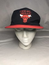 Vintage Chicago Bulls AJD Snapback Hat Cap NBA Basketball 90s Black Red ... - $18.00
