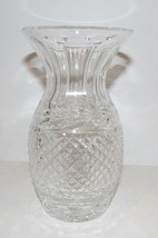 LOVELY VINTAGE SIGNED WATERFORD CRYSTAL BEAUTIFULLY CUT 7&quot; VASE - £52.34 GBP