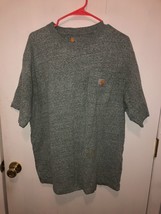 Carhartt Mens Large Original Fit Cotton Poly Blend Pocket T Shirt Short ... - $10.82 CAD