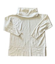 Jessica Holbrook Sweater Merino Wool Blend Sweat-Turtleneck -cream - Sz 1X - $70.57