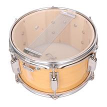 Glarry 10 x 6&quot; Snare Drum Poplar Wood Drum Percussion Set Wood Color - £39.95 GBP