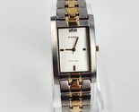 Fossil Arkitekt Mens Watch Two-Tone Gold &amp; Chrome FS-2862 Tank Style Nic... - $44.54