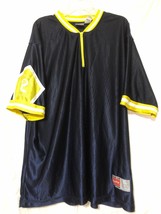 Rawlings Mens Blue Yellow White &quot;Mark of A Pro&quot; 1/4 Zip Shirt Size XL - $9.99