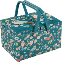 Hobby Gift Large Twin Lid Sewing Craft Storage Box Bird Aviary 21 x 30.5... - £63.41 GBP