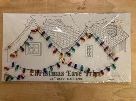 Vintage Dept 56 ~ Christmas Eave Trim 24" Bulb Garland -  (55115) New - $9.50