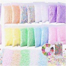 Rainbow Flote Microbeads Kit - 18 Pack Pastel Floam Balls w - £36.83 GBP