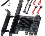 Pci-E X1 To Sata 3.0 Controller Card, 4-Port Sata Iii 6Gbps Expansion Ca... - £41.68 GBP