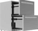 24 Inch Dual Zone Refrigerator, Weather Proof Design Indoor And Outdoor ... - £2,026.84 GBP