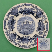 Royal Homes of Britain Plate By Enoch Wedgwood about 6&quot; diameter England Blue - £9.20 GBP