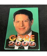 Al Gore 2000 Presidential Election Campaign Button Pin KG Political Demo... - €6,83 EUR