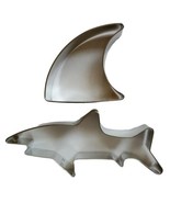 Shark And Fin Cookie Cutter Set Ann Clark  2 Piece Recipe Booklet New - £7.36 GBP