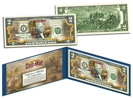 BATTLE OF ANTIETAM American CIVIL WAR Genuine Legal Tender U.S. $2 Bill - $20.42 CAD