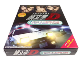 Anime Dvd Initial D Complete Stage 1-6+3 Movie +3 Extra Stage +3 Battle +Cd Ost - £34.97 GBP