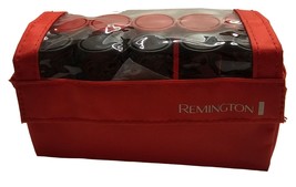 Remington Hot Rollers Set With Red Storage Case &amp; Cord Travel Size H-1015 - £14.69 GBP