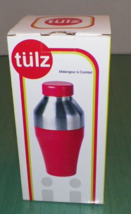 Cocktail Shaker - Barware - By Tulz - 12 Oz - w/strainer - Red - Nib! - £11.28 GBP