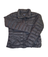 LANDS END -  Down Puffer Youth Medium Coat Jacket Kids 10-12 Black Winte... - $398.87 MXN