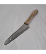 Vintage Mac Japan Wood Handle Stainless Steel Chef&#39;s Knife 4&quot; blade trip... - $24.00