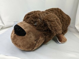 Flip a Zoo Bradley Dog Rachel Cat Plush 15 Inch  Jay at Play Brown White Stuffed - £6.69 GBP