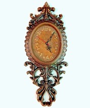 Antique Wall Clock Victorian Design Hand Carved Metal Clock For Wall Decoration - £61.95 GBP