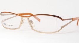 Vistan 1166 1 Copper /Pale Gold UNIQUE RARE EYEGLASSES GLASSES 52-15-135... - $79.20