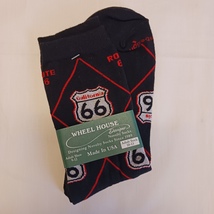 Wheel House Designs Route 66 California Adult Shoe 9-12 Adult Sock 10-13... - $9.99