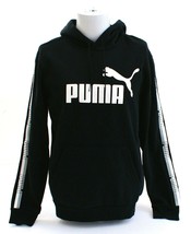 Puma Black Signature Logo Hooded Sweatshirt Hoodie Men&#39;s NWT - $59.99