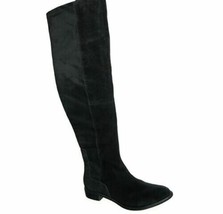 M4D3 Women&#39;s Olympia Black Cow Suede Knee High Boots - £19.58 GBP