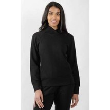 Yogalicious Black Sweatshirt Women&#39;s XL Relaxed Fit Midweight Pullover Cowlneck - £24.92 GBP