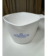 60s VTG Corning Ware Blue Cornflower P-55-B 1 Qt / 4c Sauce Maker Measur... - $33.34 CAD