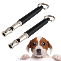 1Pcs Pet Dog Cat Training Obedience Black Whistle Ultrasonic Supersonic Sound Pi - £35.38 GBP