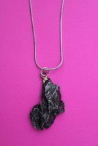 Meterorite Necklace W/ Chain Campo Del Cielo 11.4 Grams Genuine Dino Girl COA 18 - $40.87 CAD