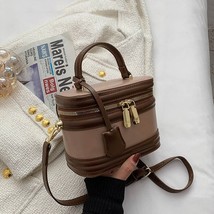 Brand Barrel-shaped Shoulder Bags Women Fashion Top Handbag  High Quality Crossb - £27.75 GBP