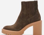 Dolce Vita Women&#39;s Caster H20 Suede Booties Olive Suede H20 - $84.94 CAD