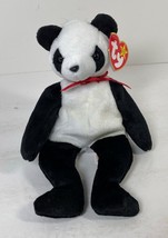 Ty Beanie Babies Fortune the Bear, PE Pellets Tush Tags 1998 DOB 1997 NWT - £4.65 GBP