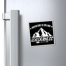 Black and White Mountain Range Adventure Wilderness Custom Magnets | Nat... - £8.09 GBP+