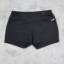 Avia Shorts Womens M Black Plain Low Rise Banded Waist Activewear Bottoms - £17.84 GBP