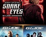 G.I. Snake Eyes: G.I. Joe Origins / Retaliation / Rise of Cobra DVD | Re... - $28.22