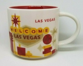 Starbucks Coffee Mug LAS VEGAS 2015 Cup You Are Here YAH Series Red 14 Oz - £11.79 GBP