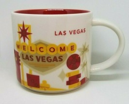 Starbucks Coffee Mug LAS VEGAS 2015 Cup You Are Here YAH Series Red 14 Oz - £12.01 GBP