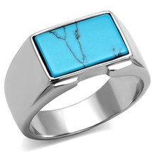 TK3000 - High polished (no plating) Stainless Steel Ring with - $5.60