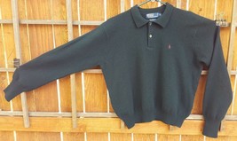 Polo by Ralph Lauren Wool Sweater-XL-Green-100% Lambswool - £26.18 GBP