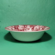 Enoch woods English scenery pink bowl 9 1/4&quot; diameter - £30.47 GBP