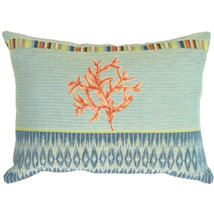 Tropical Coral Pillow, with Polyfill Insert - £31.93 GBP
