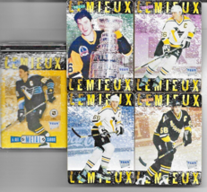 NHL *PENGUINS* Team Mario Lemieux 4 All Metal Cards In Metal Case Used Opened - £23.36 GBP