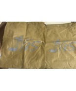 JVS Designer Shoe Bags Wheat Colored Drawstring Storage Travel Bags - $246.81 MXN