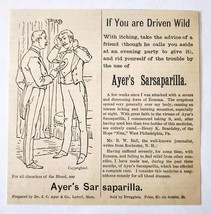 Ayer&#39;s Sarsaparilla 1885 Advertisement Victorian Quack Blood Medicine AD... - €17,49 EUR