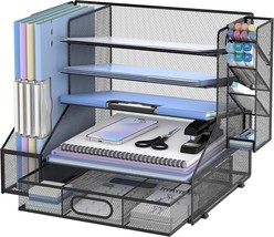 Supeasy Desk Organizer With File Holder: An Office Supply Organizer With... - £34.77 GBP