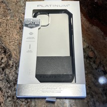 Platinun Hard Shell Case for Apple iPhone 11 6.1&quot; Charcoal With Clear Ac... - £4.69 GBP