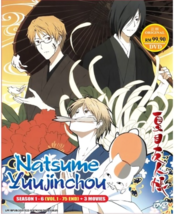 DVD Anime Natsume&#39;s Book Of Friends Season 1-6 (1-75 End) + 3 Movies English SUB - £28.73 GBP